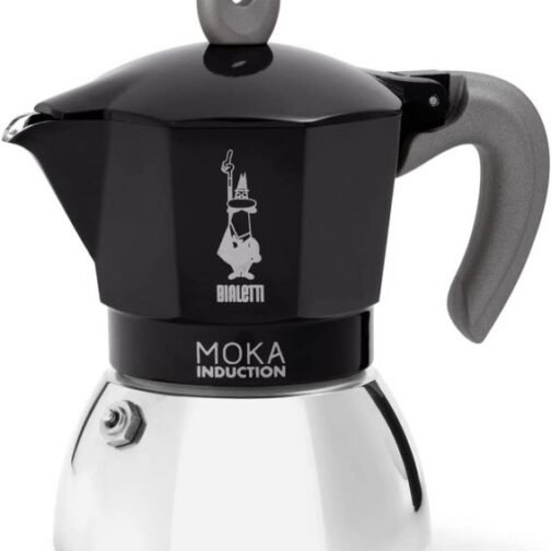 New Moka Induction Black 4 Cups