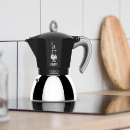 New Moka Induction Black 6 Cups