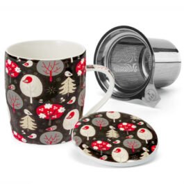 Taza Birdy, Porcelana 0,32 L. Filtro y Tapa