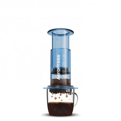 AeroPress Clear- Rosa y Azul