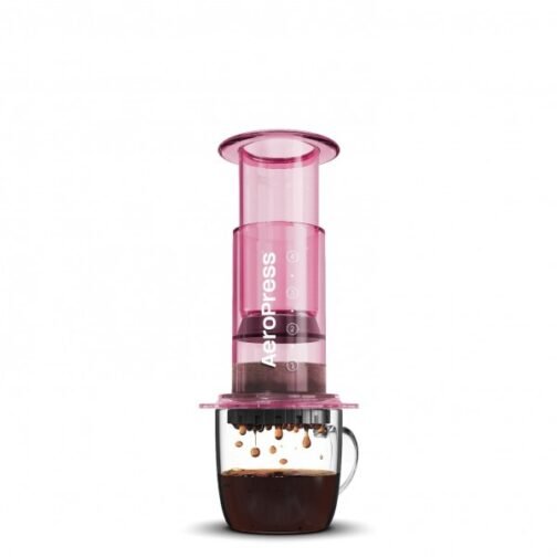 AeroPress Clear- Rosa y Azul