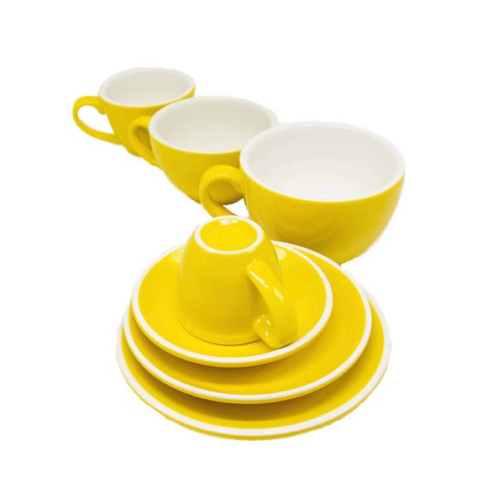 TAZA & PLATO EPIC CAPPUCCINO AMARILLO 230ML