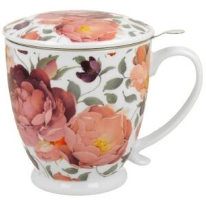 Taza spring, porcelana 0,50 l. filtro y tapa