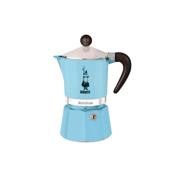 Moka Rainbow blue 3 cups - Bialetti