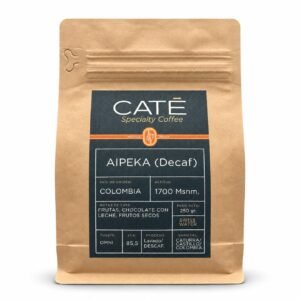 Aipeka Descafeinado (sca 85.5) Colombia.