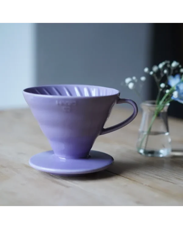 Hario V60 Dripper Cerámica 02 - Lila - Imagen 3